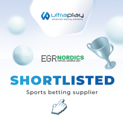 UltraPlay is shortlisted in EGR Nordics Virtual Awards 2021